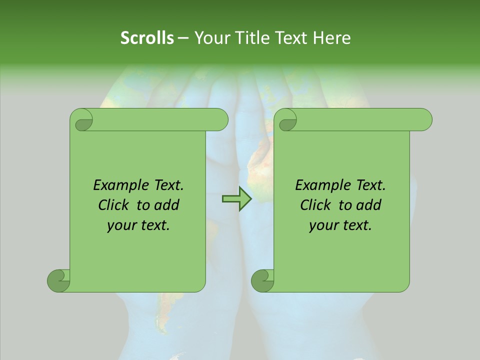Globe Paint Future PowerPoint Template