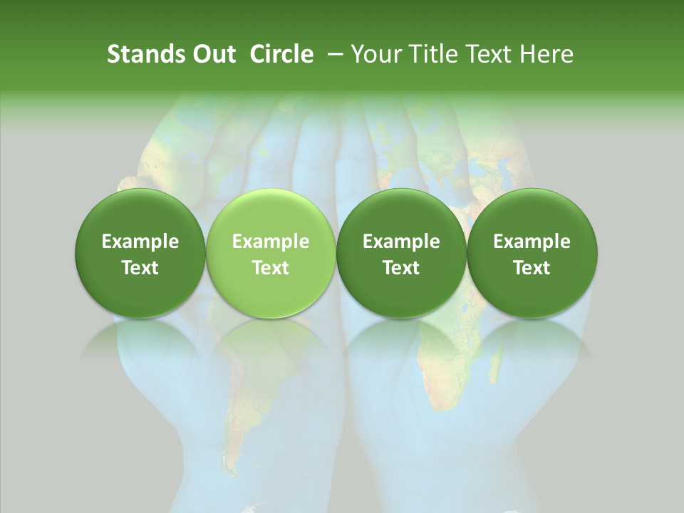 Globe Paint Future PowerPoint Template