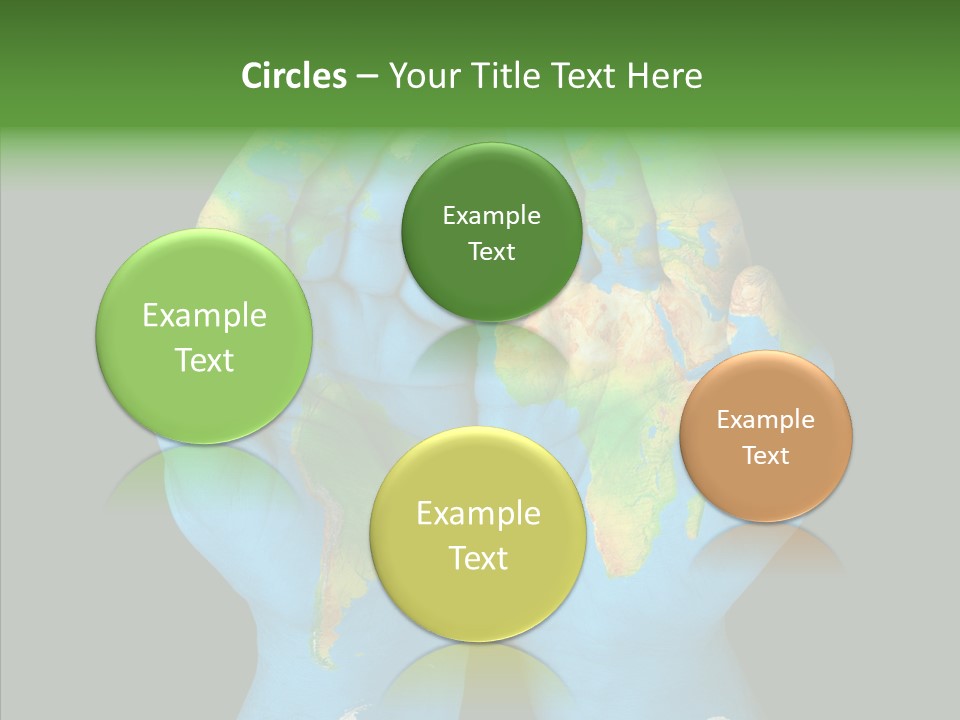 Globe Paint Future PowerPoint Template