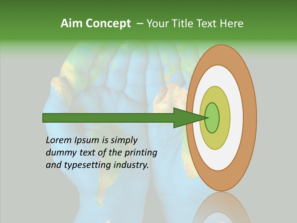 Globe Paint Future PowerPoint Template