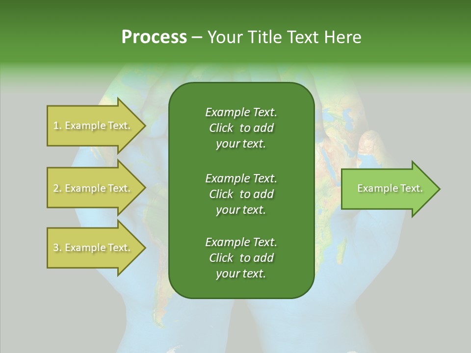 Globe Paint Future PowerPoint Template