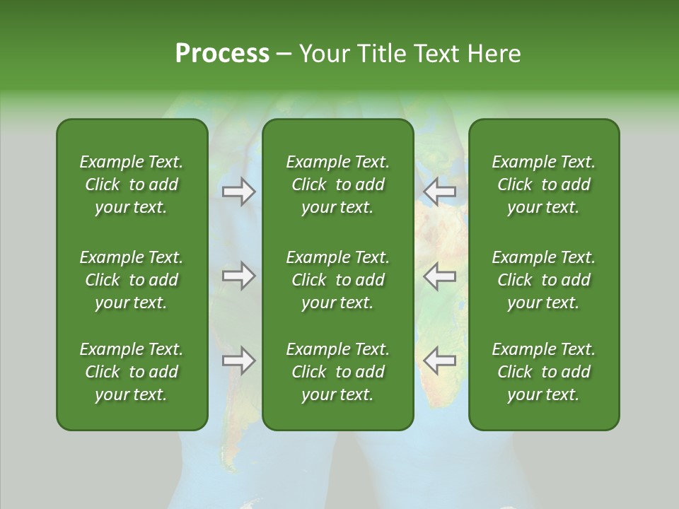 Globe Paint Future PowerPoint Template