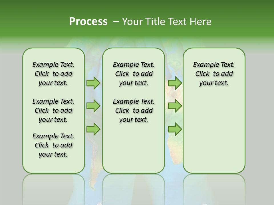 Globe Paint Future PowerPoint Template