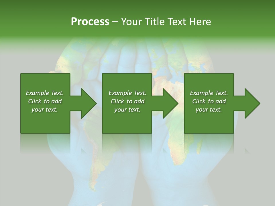Globe Paint Future PowerPoint Template