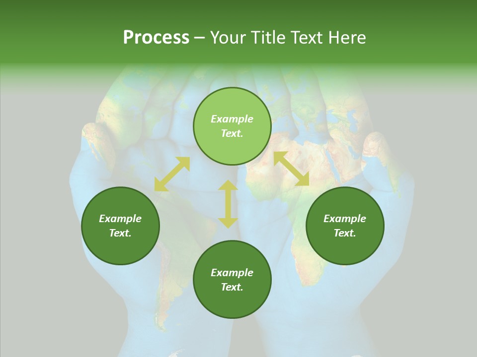 Globe Paint Future PowerPoint Template