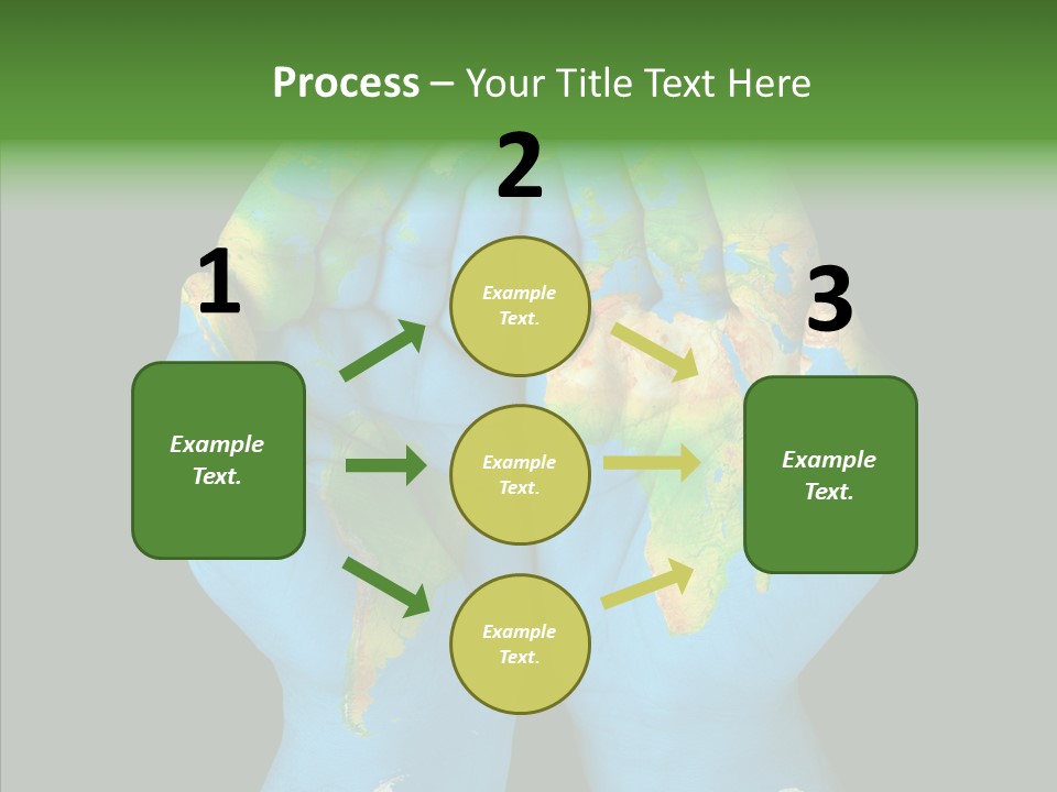 Globe Paint Future PowerPoint Template