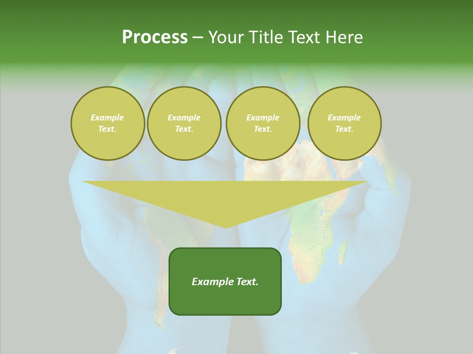 Globe Paint Future PowerPoint Template