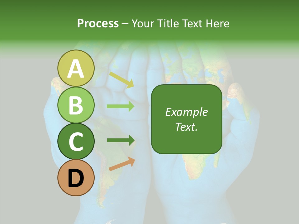 Globe Paint Future PowerPoint Template