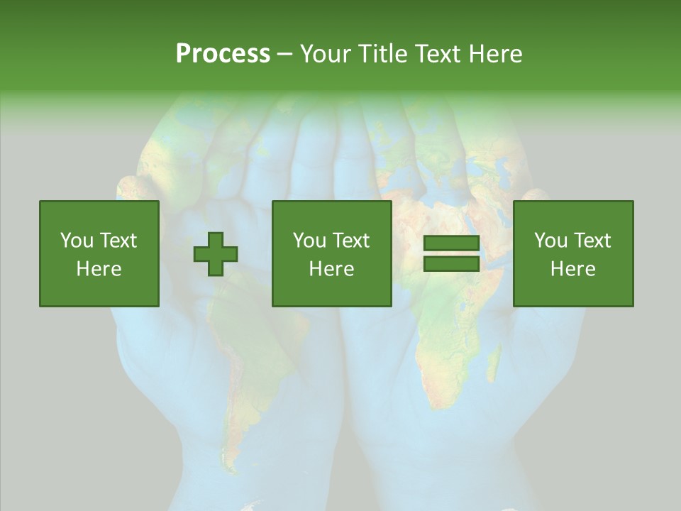 Globe Paint Future PowerPoint Template