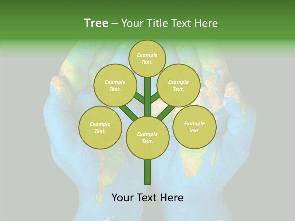 Globe Paint Future PowerPoint Template