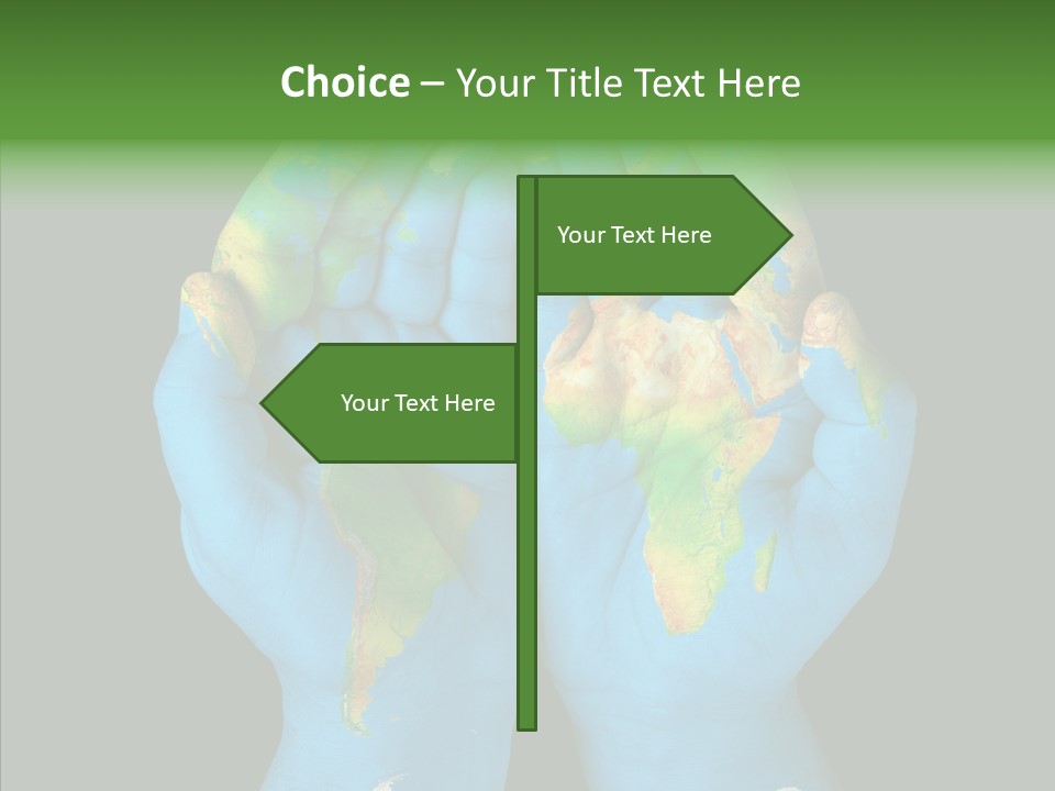 Globe Paint Future PowerPoint Template