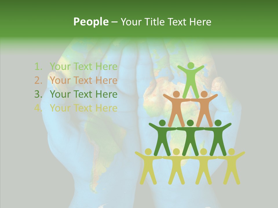 Globe Paint Future PowerPoint Template