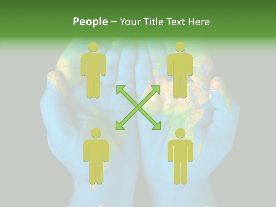 Globe Paint Future PowerPoint Template