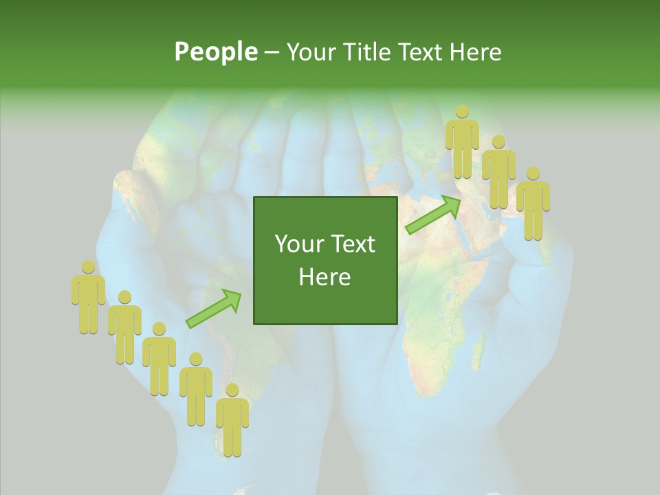 Globe Paint Future PowerPoint Template