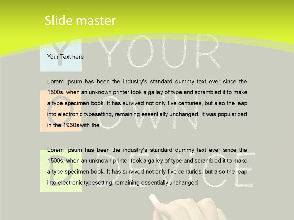 Bring Blackboard Workplace PowerPoint Template