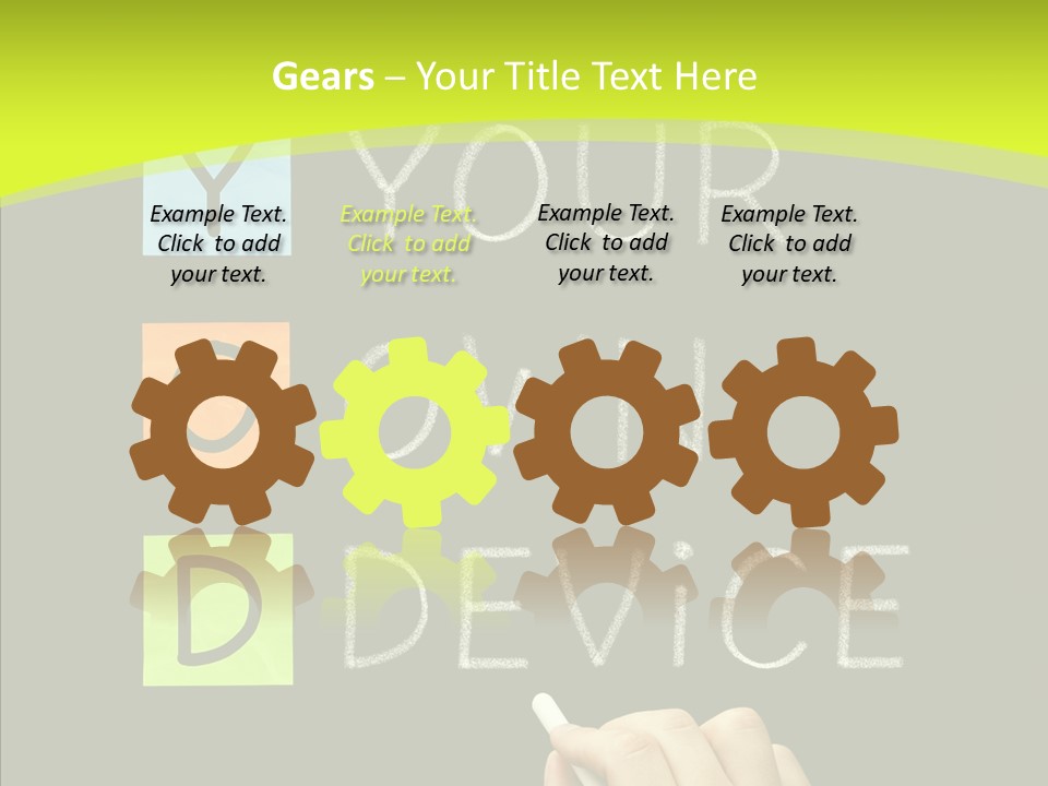 Bring Blackboard Workplace PowerPoint Template