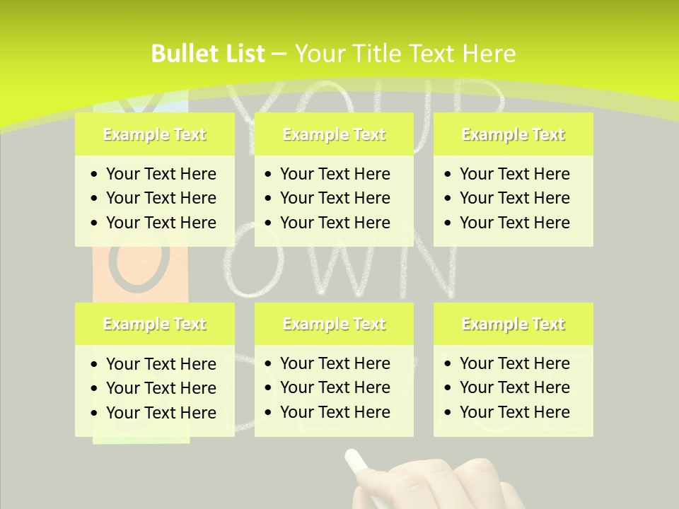 Bring Blackboard Workplace PowerPoint Template