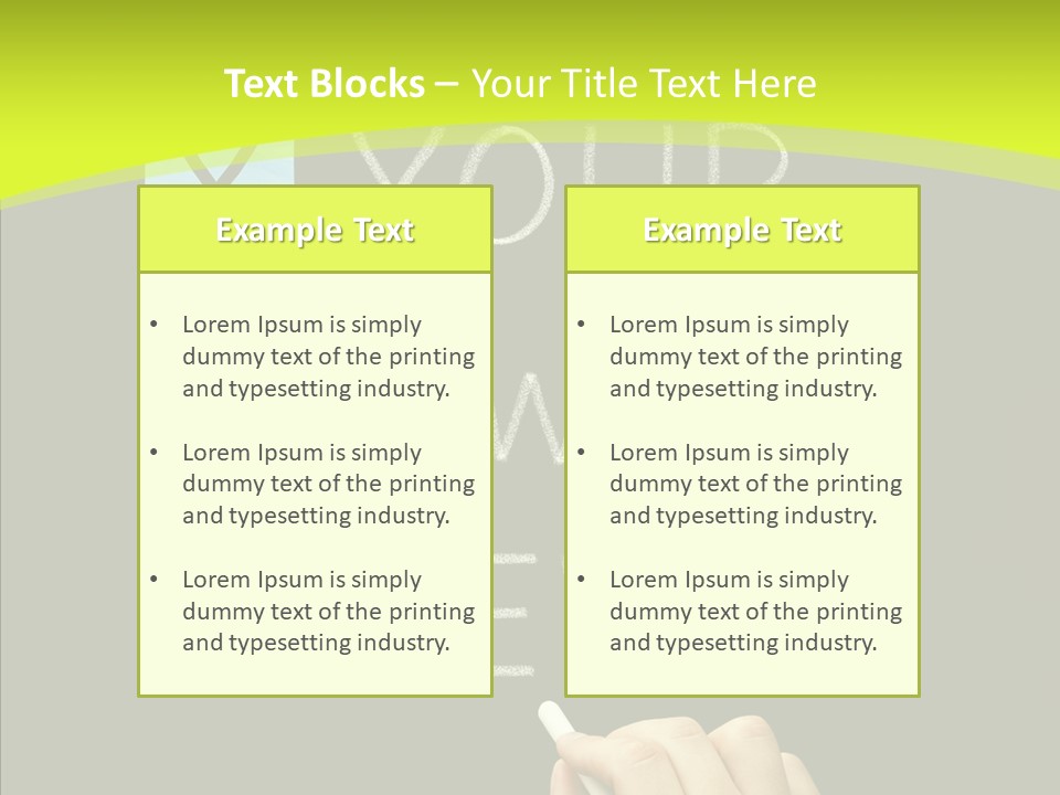 Bring Blackboard Workplace PowerPoint Template