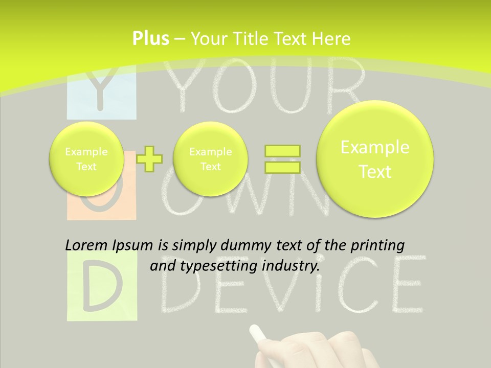 Bring Blackboard Workplace PowerPoint Template