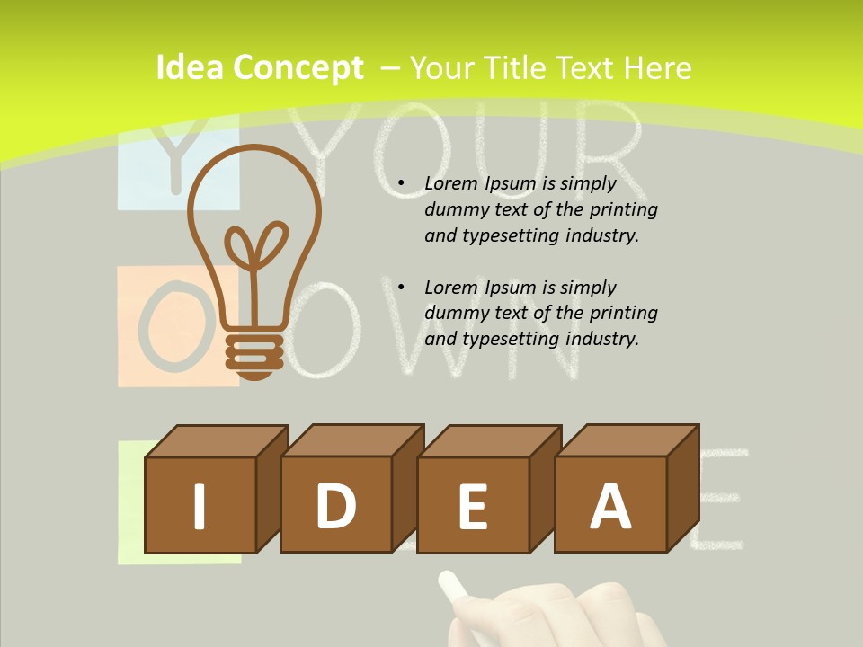 Bring Blackboard Workplace PowerPoint Template