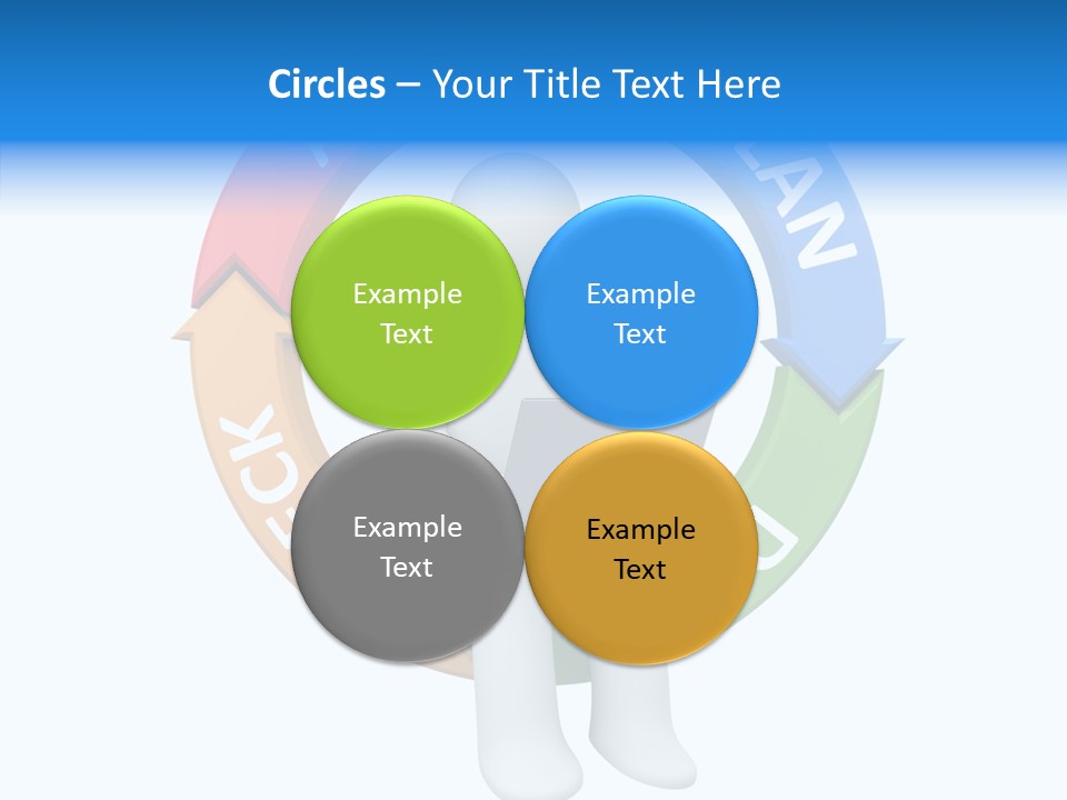 Chart Cycle Pdca PowerPoint Template