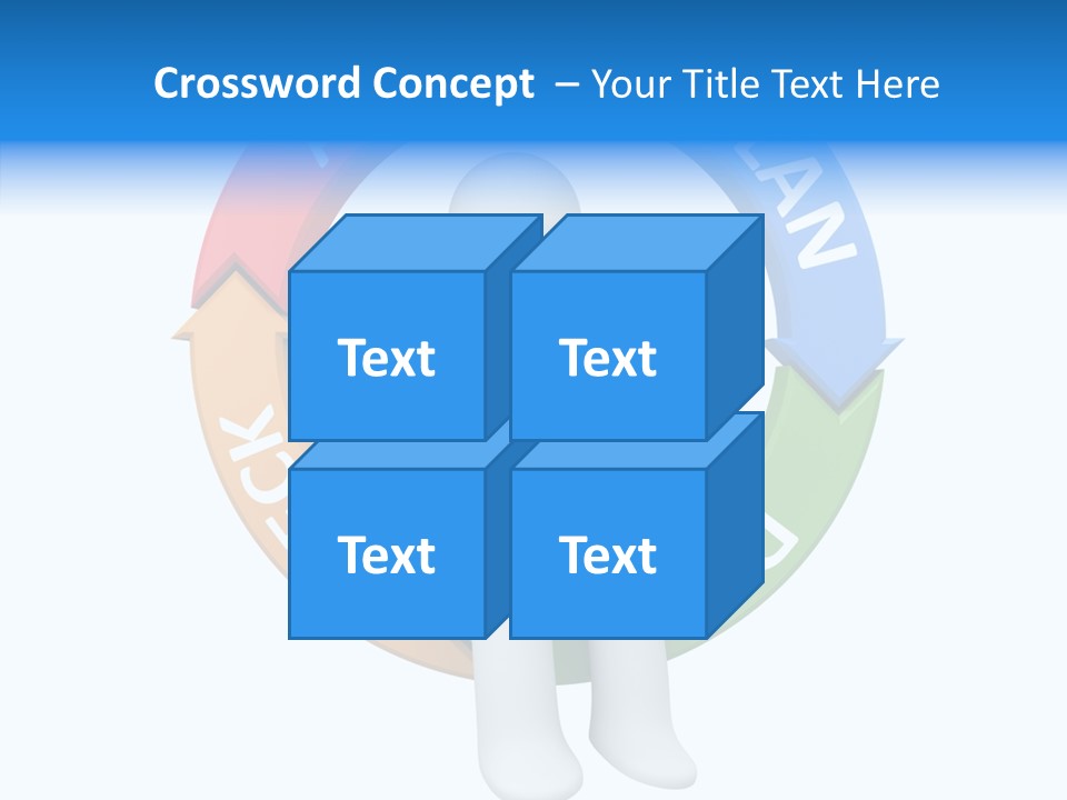 Chart Cycle Pdca PowerPoint Template