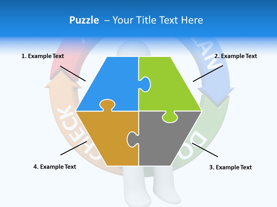 Chart Cycle Pdca PowerPoint Template