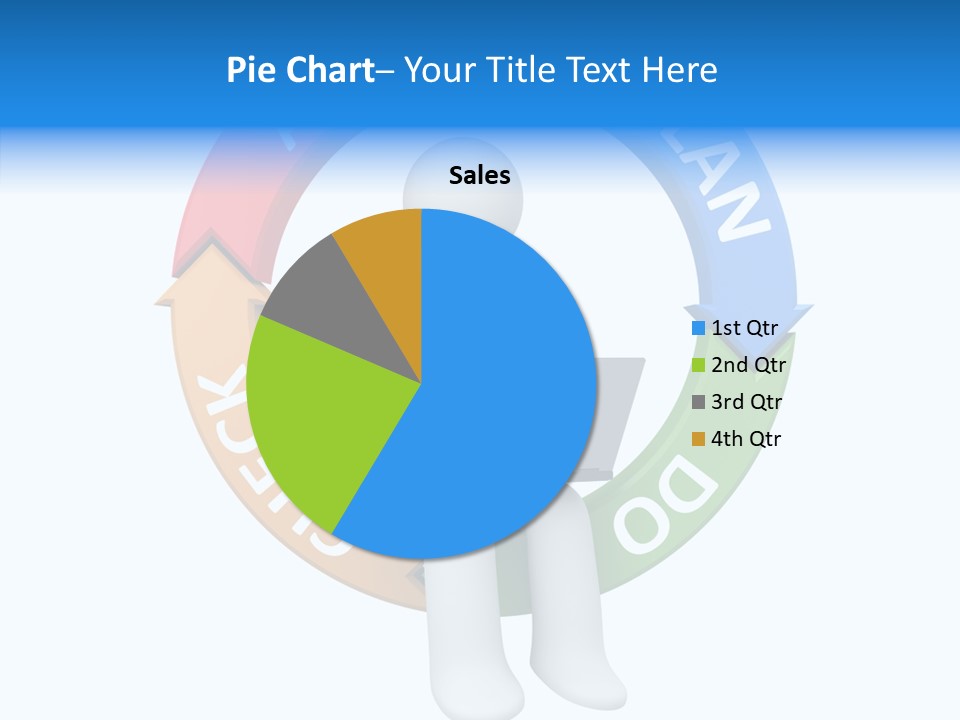 Chart Cycle Pdca PowerPoint Template