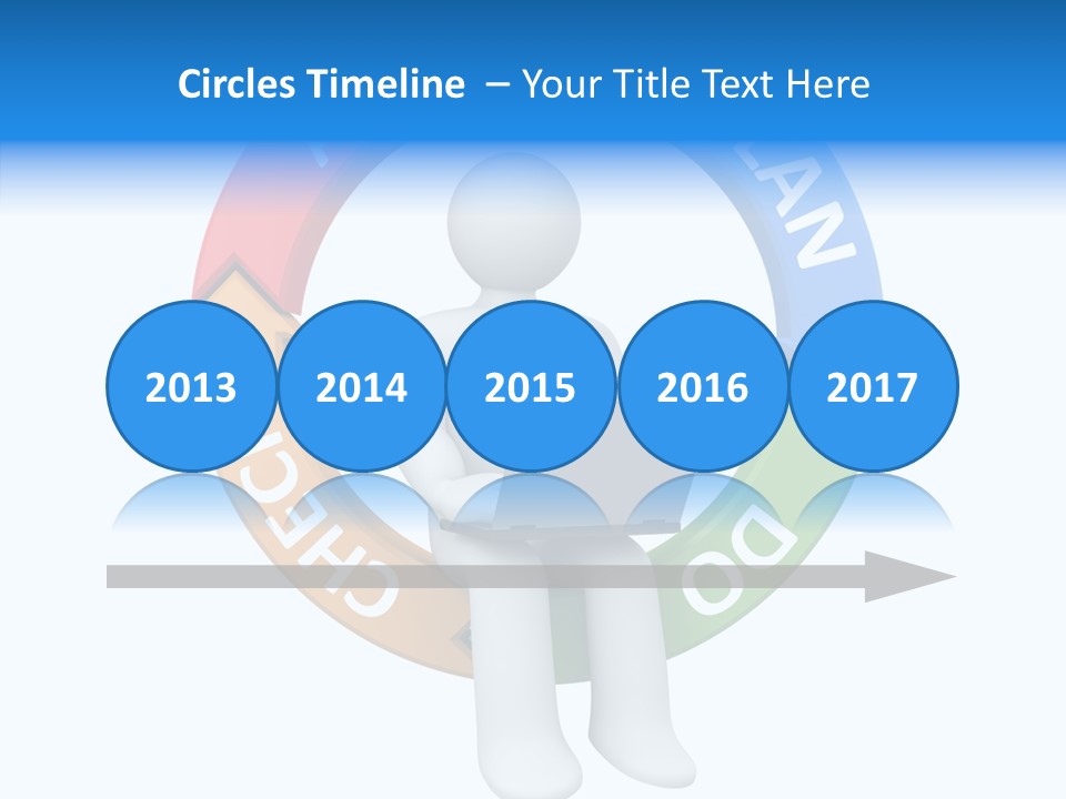 Chart Cycle Pdca PowerPoint Template