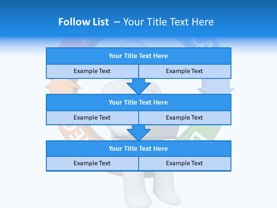 Chart Cycle Pdca PowerPoint Template