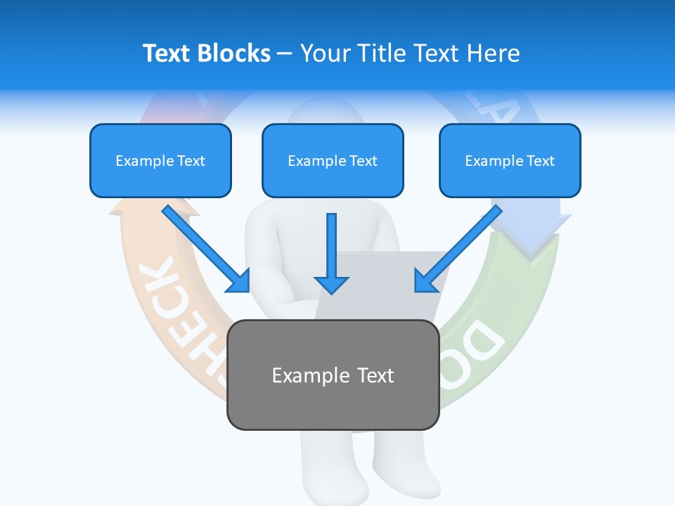 Chart Cycle Pdca PowerPoint Template