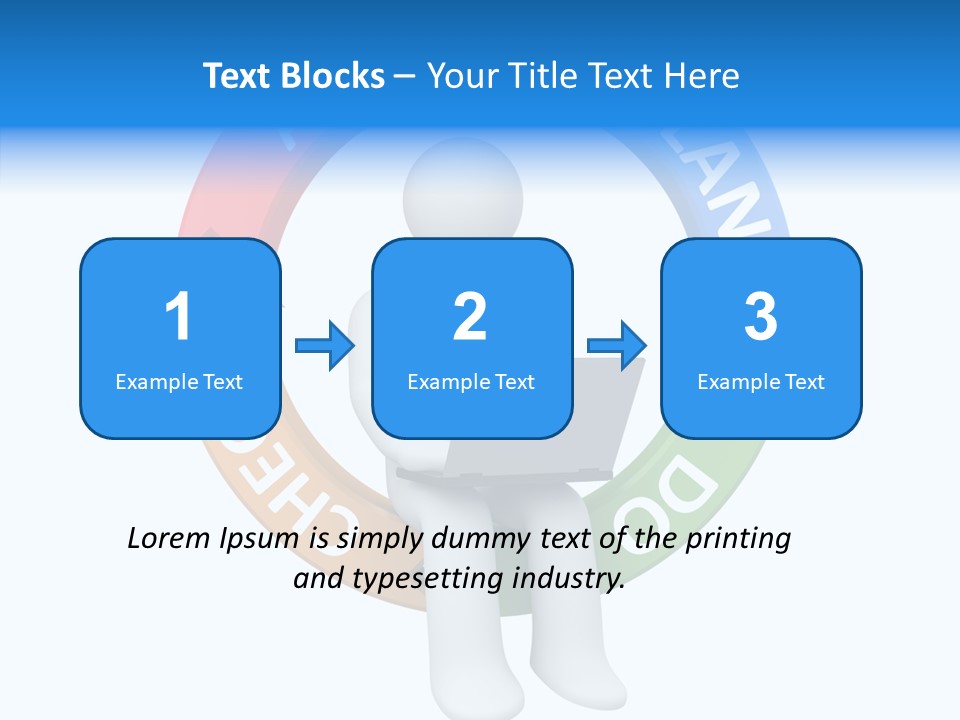 Chart Cycle Pdca PowerPoint Template