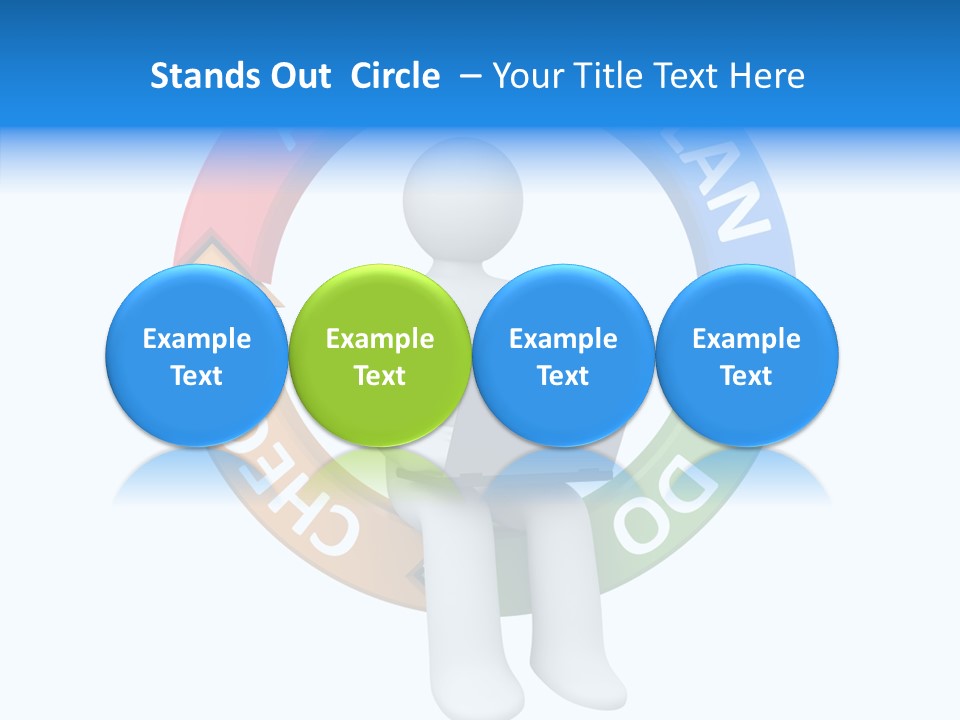 Chart Cycle Pdca PowerPoint Template