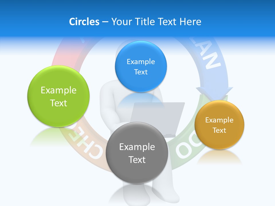 Chart Cycle Pdca PowerPoint Template