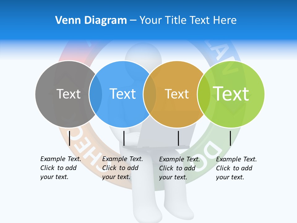 Chart Cycle Pdca PowerPoint Template