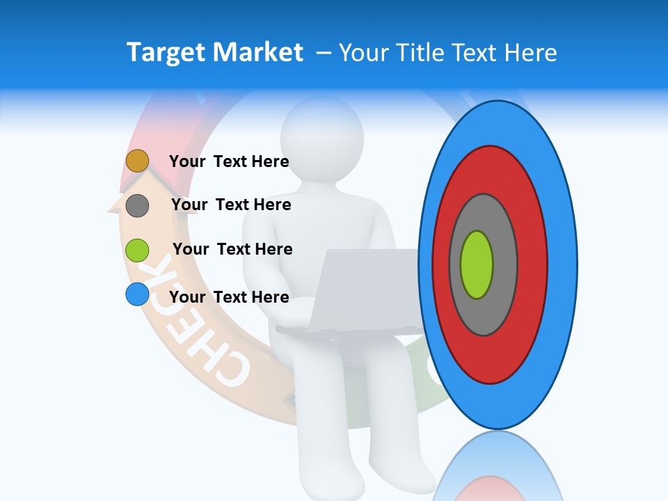 Chart Cycle Pdca PowerPoint Template