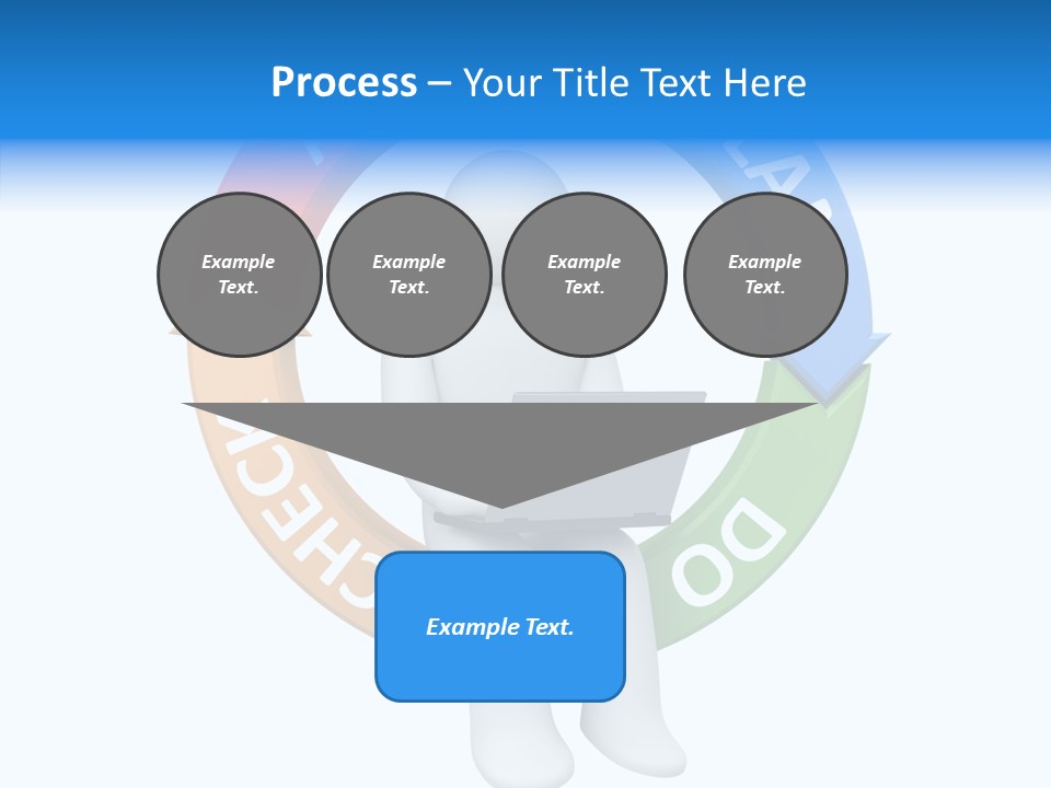 Chart Cycle Pdca PowerPoint Template