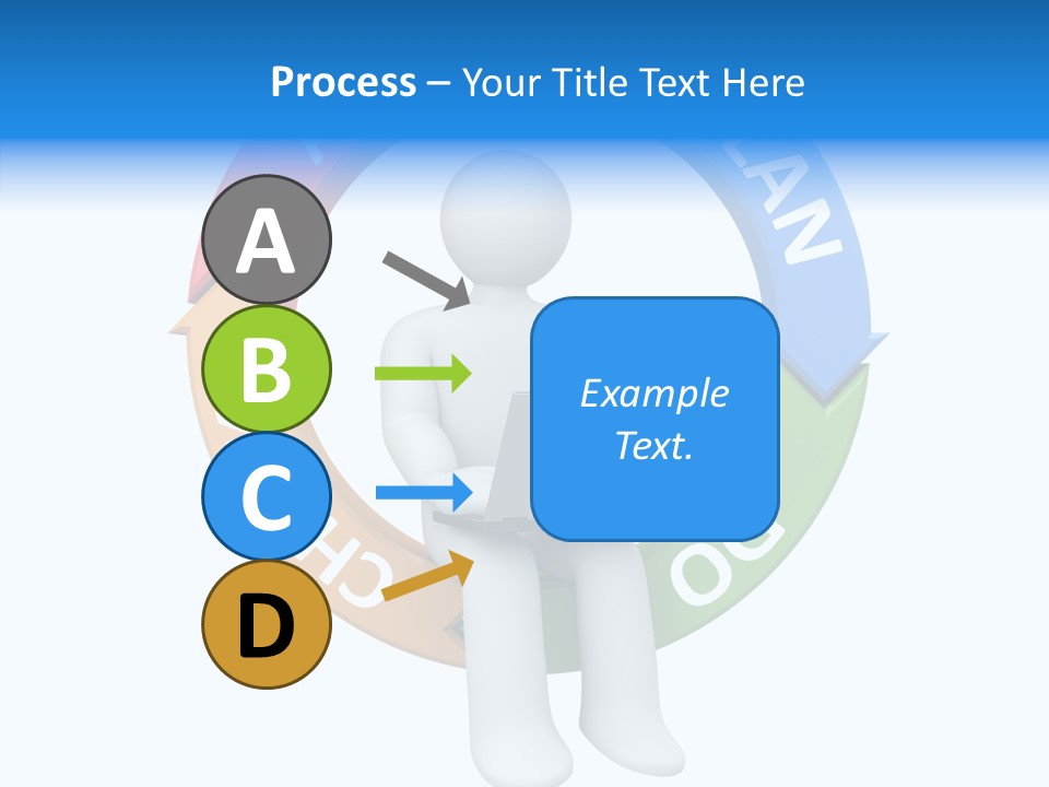 Chart Cycle Pdca PowerPoint Template