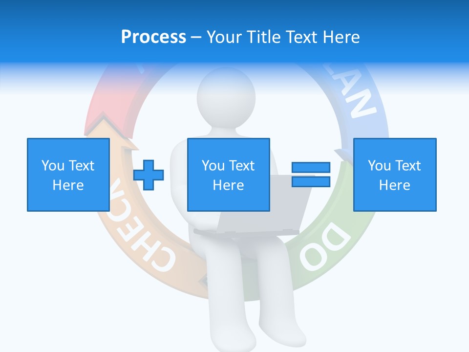 Chart Cycle Pdca PowerPoint Template