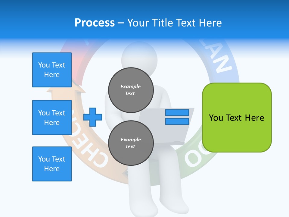 Chart Cycle Pdca PowerPoint Template