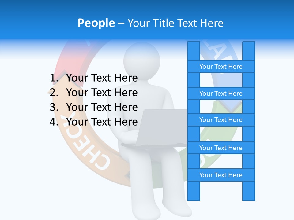 Chart Cycle Pdca PowerPoint Template