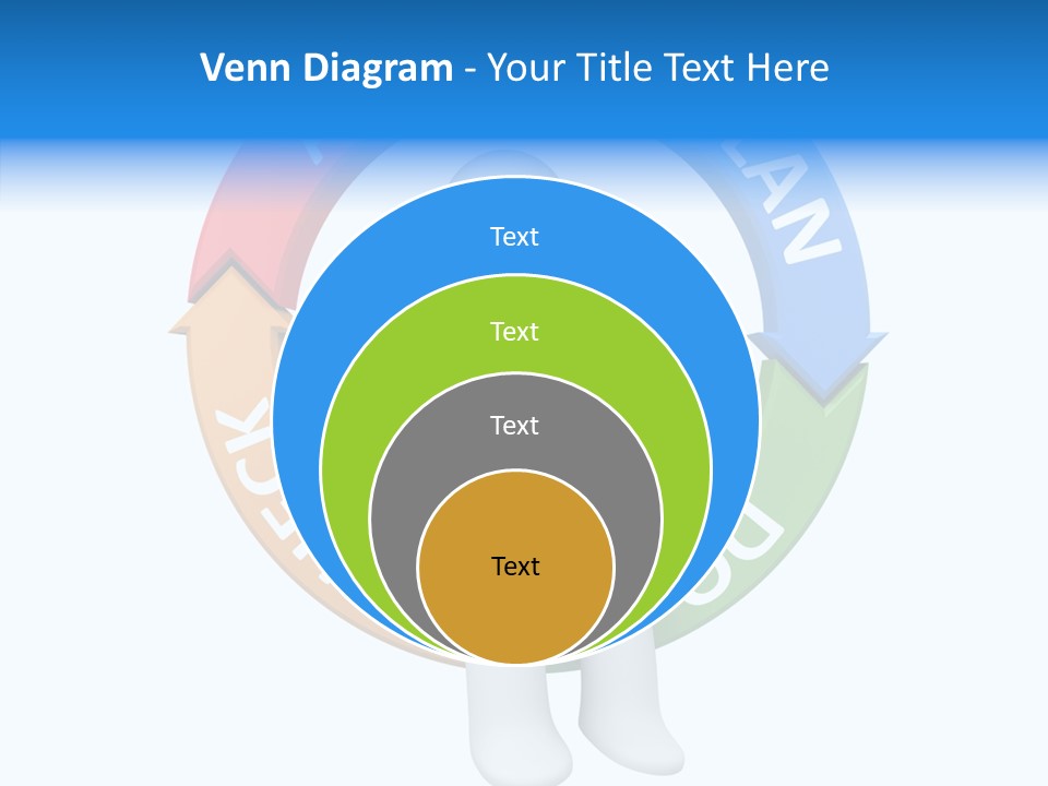 Chart Cycle Pdca PowerPoint Template