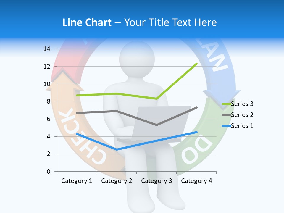 Chart Cycle Pdca PowerPoint Template