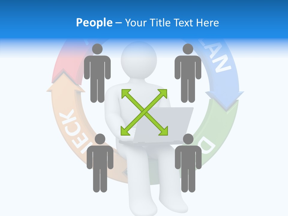 Chart Cycle Pdca PowerPoint Template