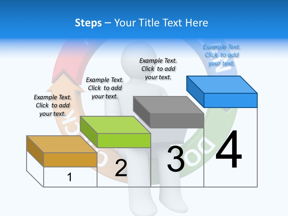 Chart Cycle Pdca PowerPoint Template