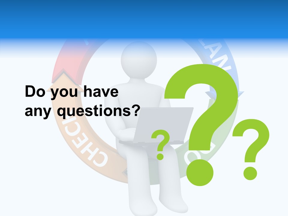 Chart Cycle Pdca PowerPoint Template