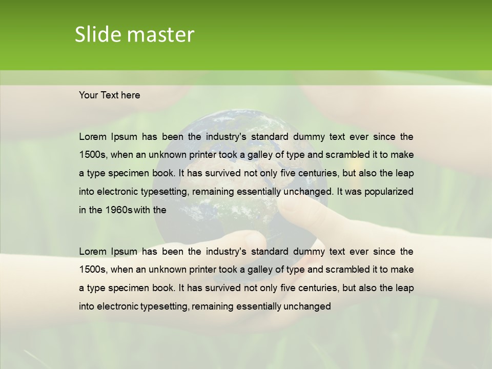 Family Care Freedom PowerPoint Template