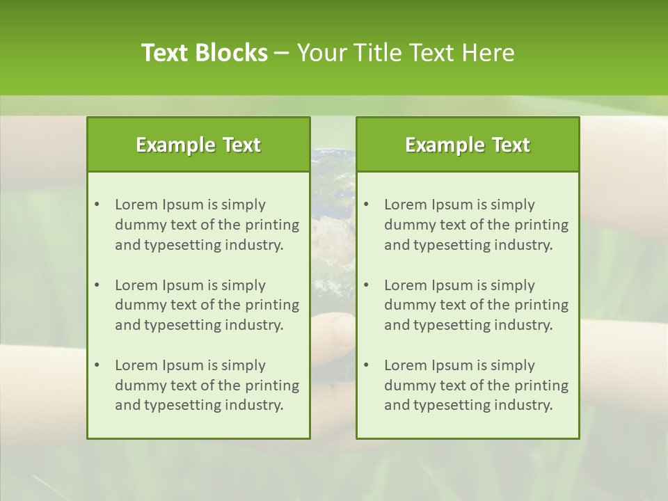 Family Care Freedom PowerPoint Template