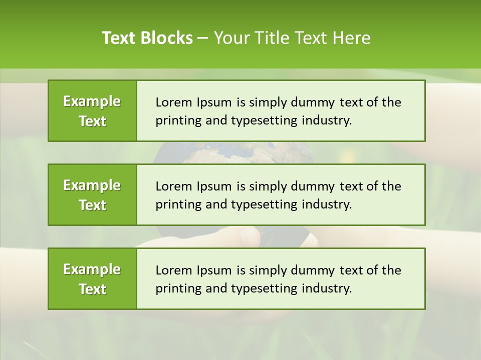 Family Care Freedom PowerPoint Template