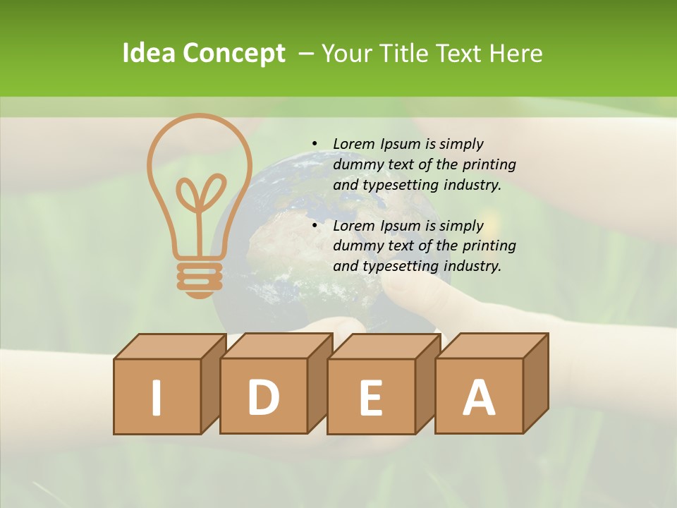 Family Care Freedom PowerPoint Template